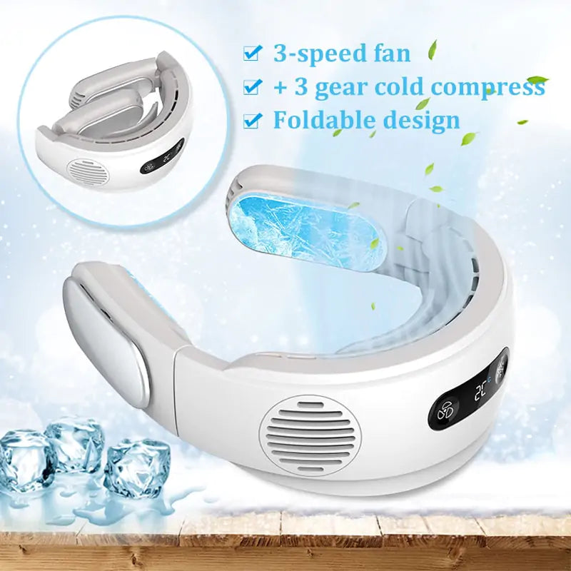 Foldable Hanging Cooler Neck Fan