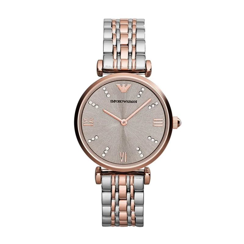 Emporio Armani AR1840 Ladies two tone Gianni Watch