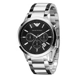 Emporio Armani AR2434 Men’s Chronograph Black Stainless Steel Watch