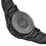 Emporio Armani AR2453 Men’s Black Dial Ion IP Chronograph Watch