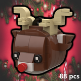 Christmas BrickHeadzal Ornament