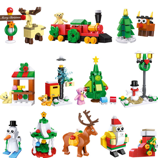 Disney Superhero Christmas Blocks Toys