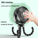 Portable Stroller Air Cooling Fan