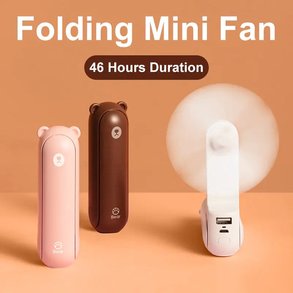 Rechargeable Handheld Mini Foldable Fan
