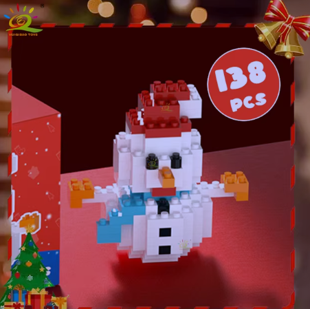 Snowman-DIY-Christmas-Building-Block-Toys