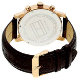 Tommy Hilfiger 1791399 Men’s Blue Dial Brown Leather Watch
