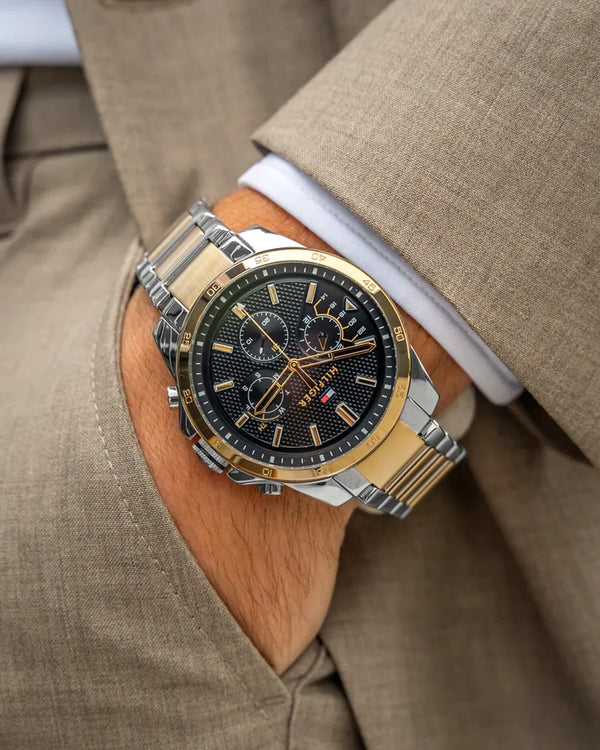 Tommy Hilfiger 1791559 Men’s Two-Tone Gold Stainless Steel Watch