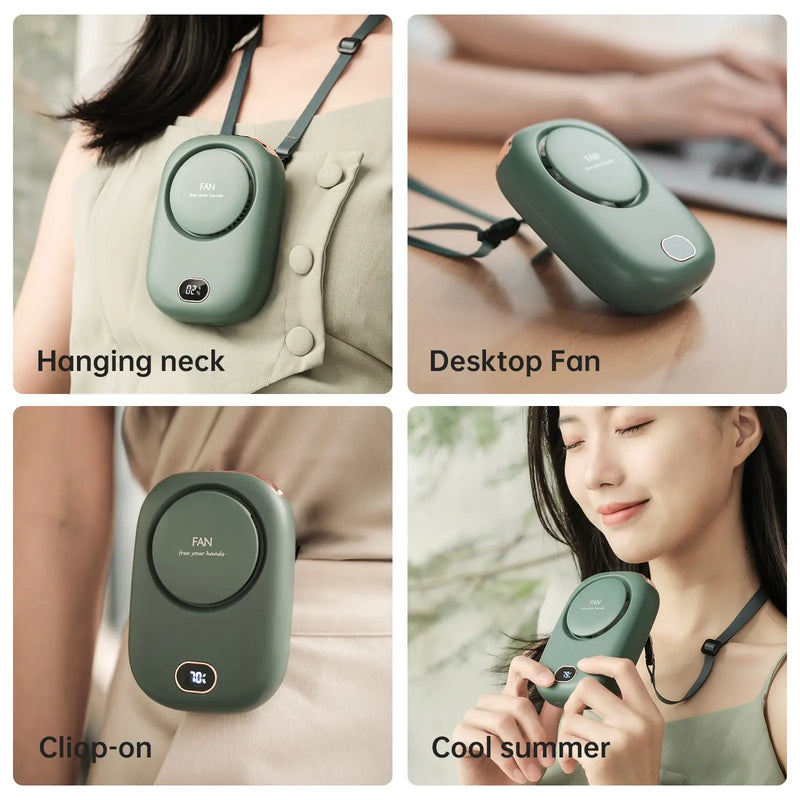 Hands-Free Portable Neck Fan