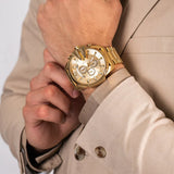 Diesel DZ4360 Men's Mega Chief Gold Stainless Steel Watch
