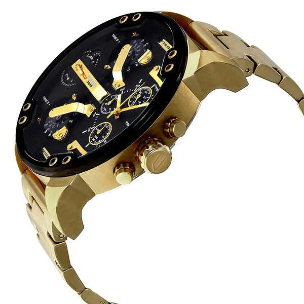 Diesel DZ7333 Men's Mr Daddy 2.0 Gold & Black Chronograph Watch