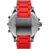 Diesel DZ7370 Men's Mr Daddy 2.0 Red Silicone Strap Watch