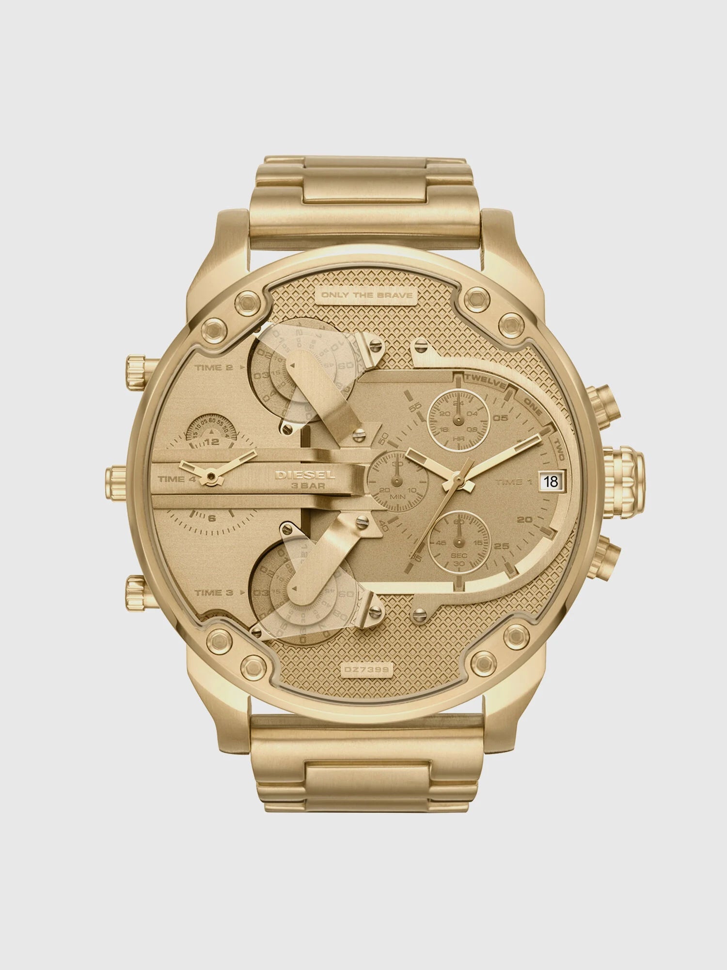 Diesel DZ7399 Men's Mr Daddy 2.0 Gold Chronograph Watch – XS World