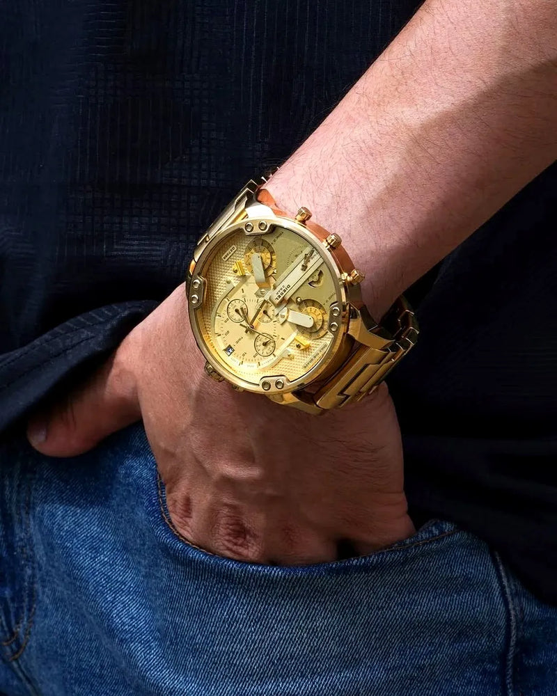 Diesel DZ7399 Men's Mr Daddy 2.0 Gold Chronograph Watch