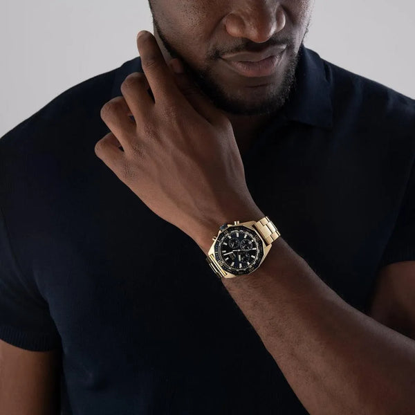 Hugo Boss 1513973 Men's Energy Gold and Blue Chronograph Watch