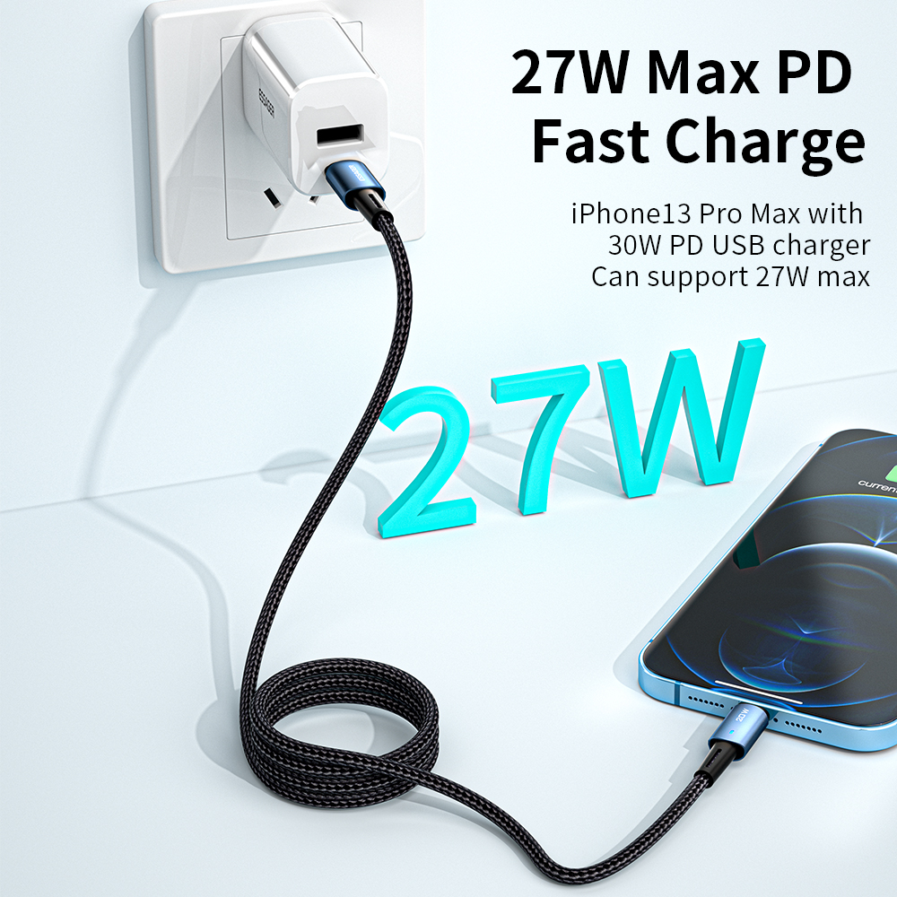 Original Apple IPHONE 13 Pro Max Mini 20W Charger Usb-C 1m 2m Lightning  Cable